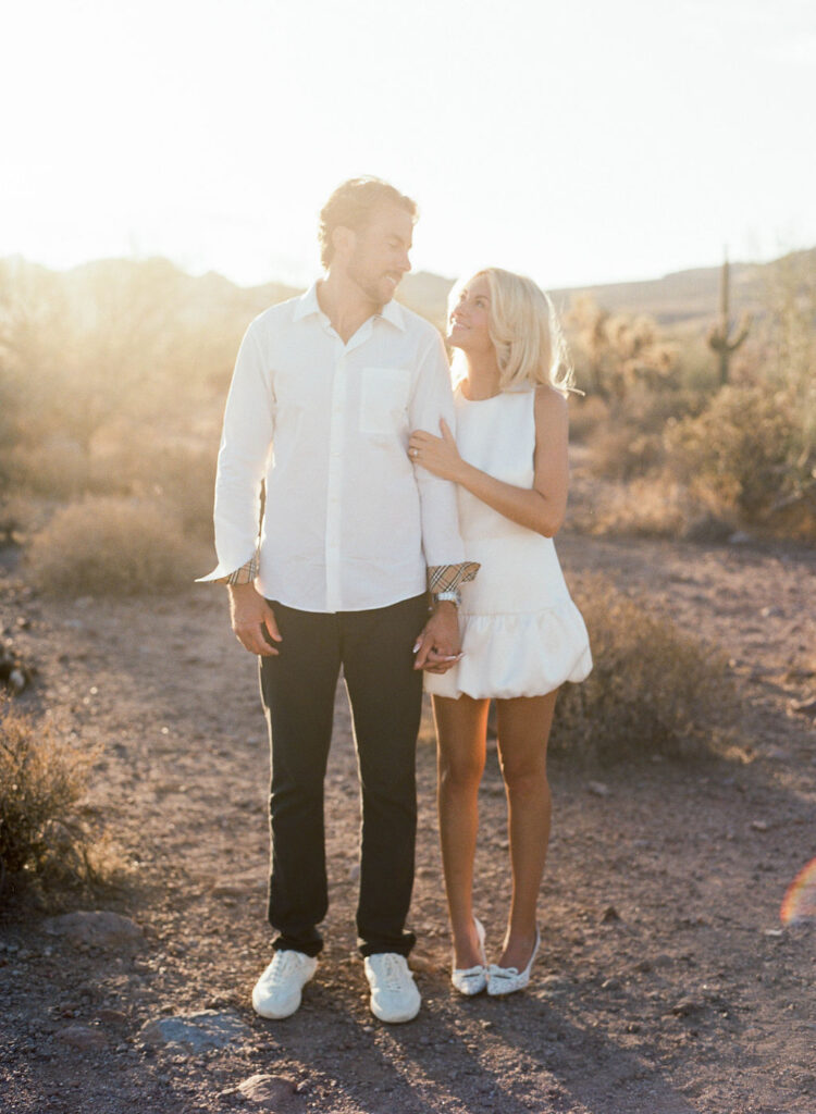 Arizona engagement session natural light photo