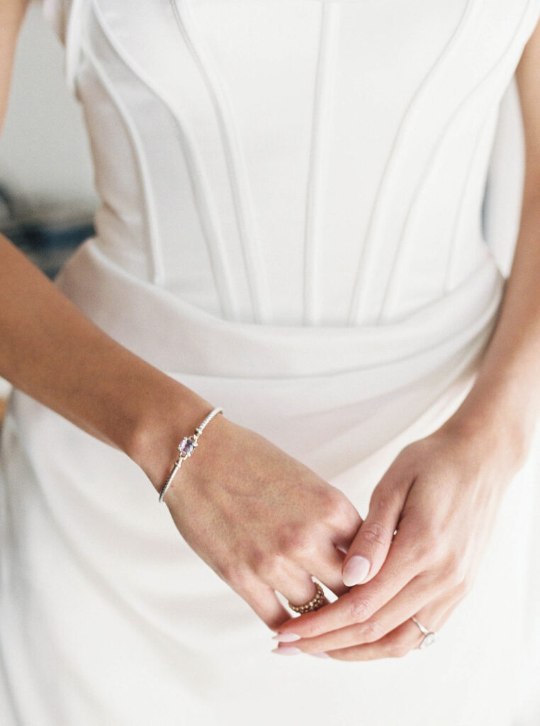 Bride detail portrait at Camelback Inn wedding day