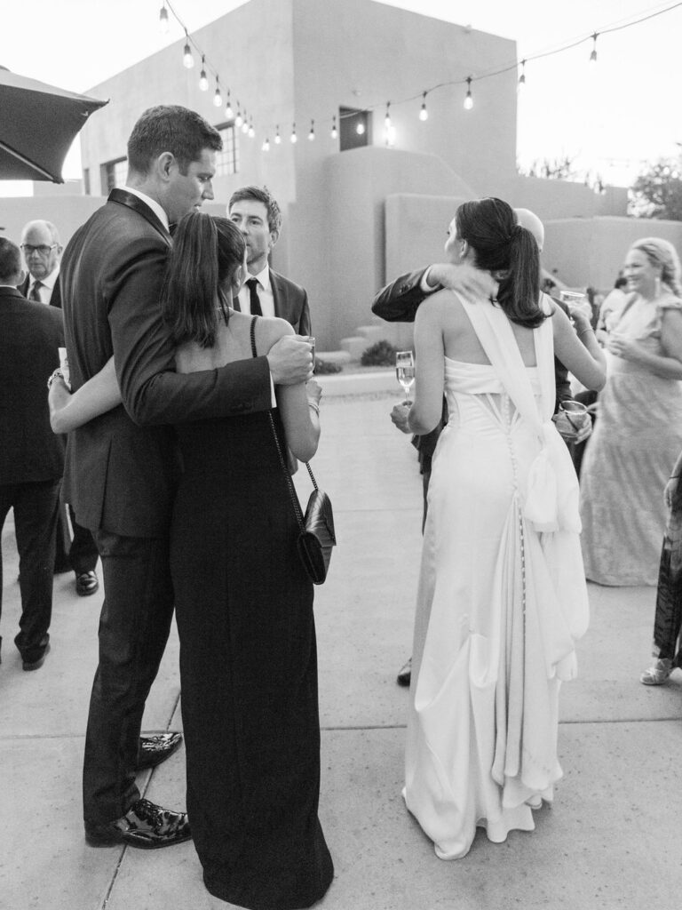 Bride and groom sharing their first dance at Camelback Inn